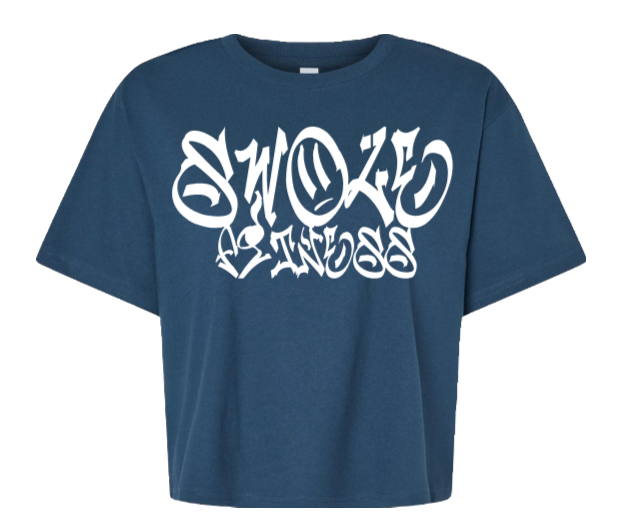 SWOLE Graffiti — Women’s Boxy Heavyweight T-Shirt