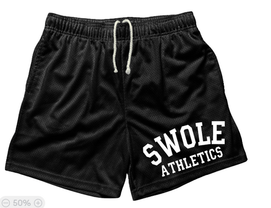 SWOLE Athletics, Mesh Shorts
