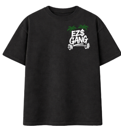 EZ$ Gang — Oversized Drop-Shoulder T-Shirt