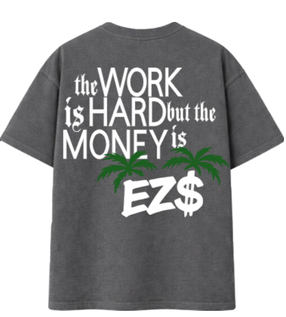 EZ$ Gang — Oversized Drop-Shoulder T-Shirt