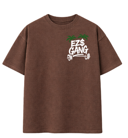EZ$ Gang — Oversized Drop-Shoulder T-Shirt