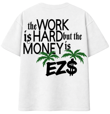 EZ$ Gang — Oversized Drop-Shoulder T-Shirt