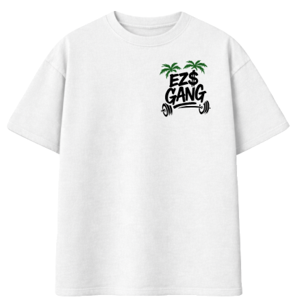 EZ$ Gang — Oversized Drop-Shoulder T-Shirt