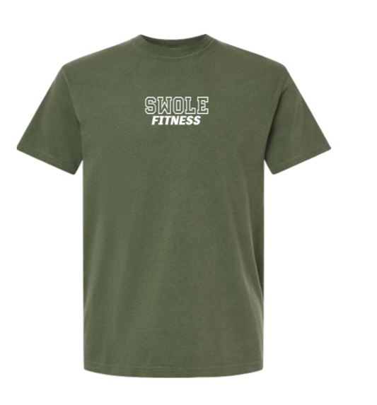 SWOLE Fitness "Train for Results" — Heavyweight T-Shirt